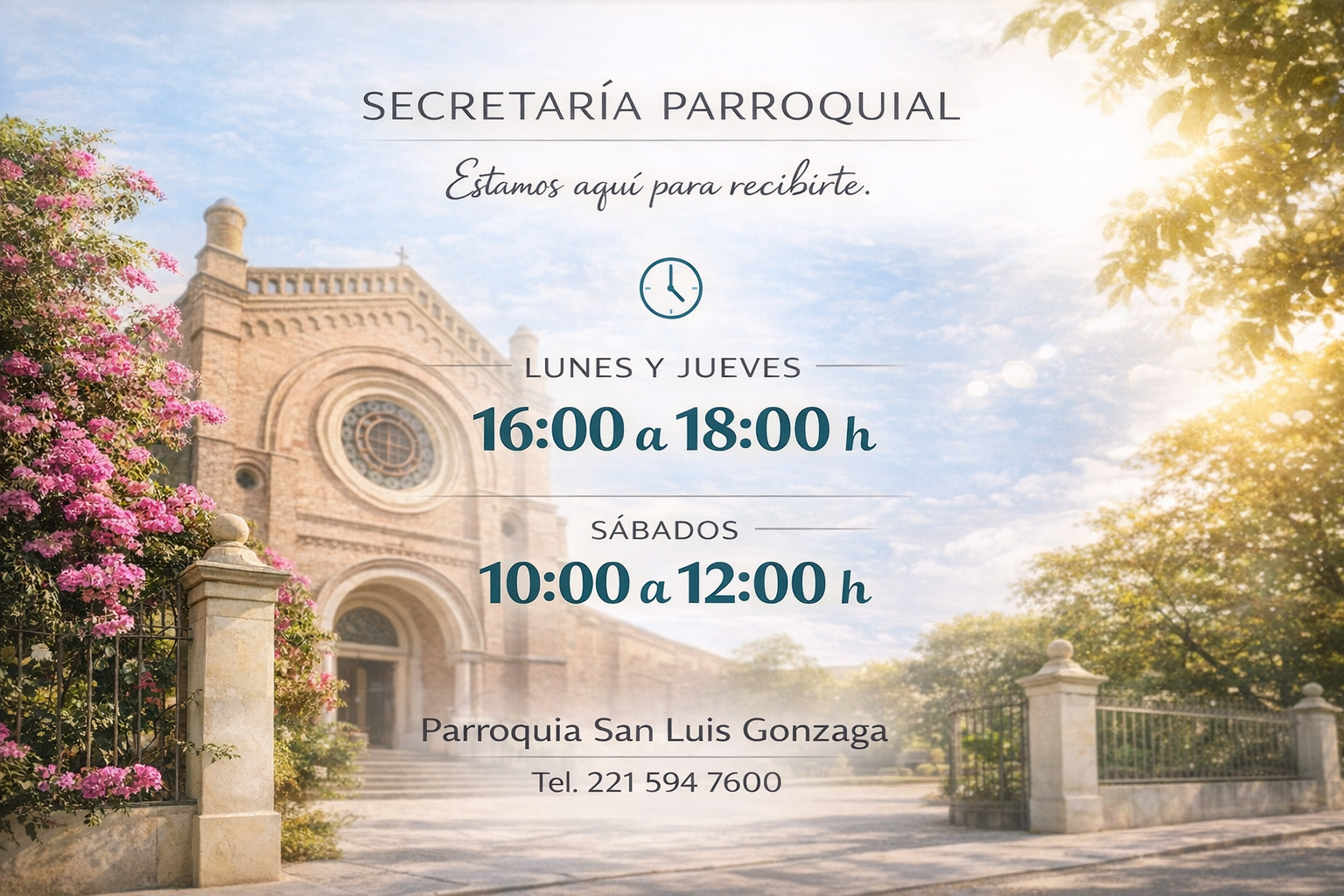 Información parroquial