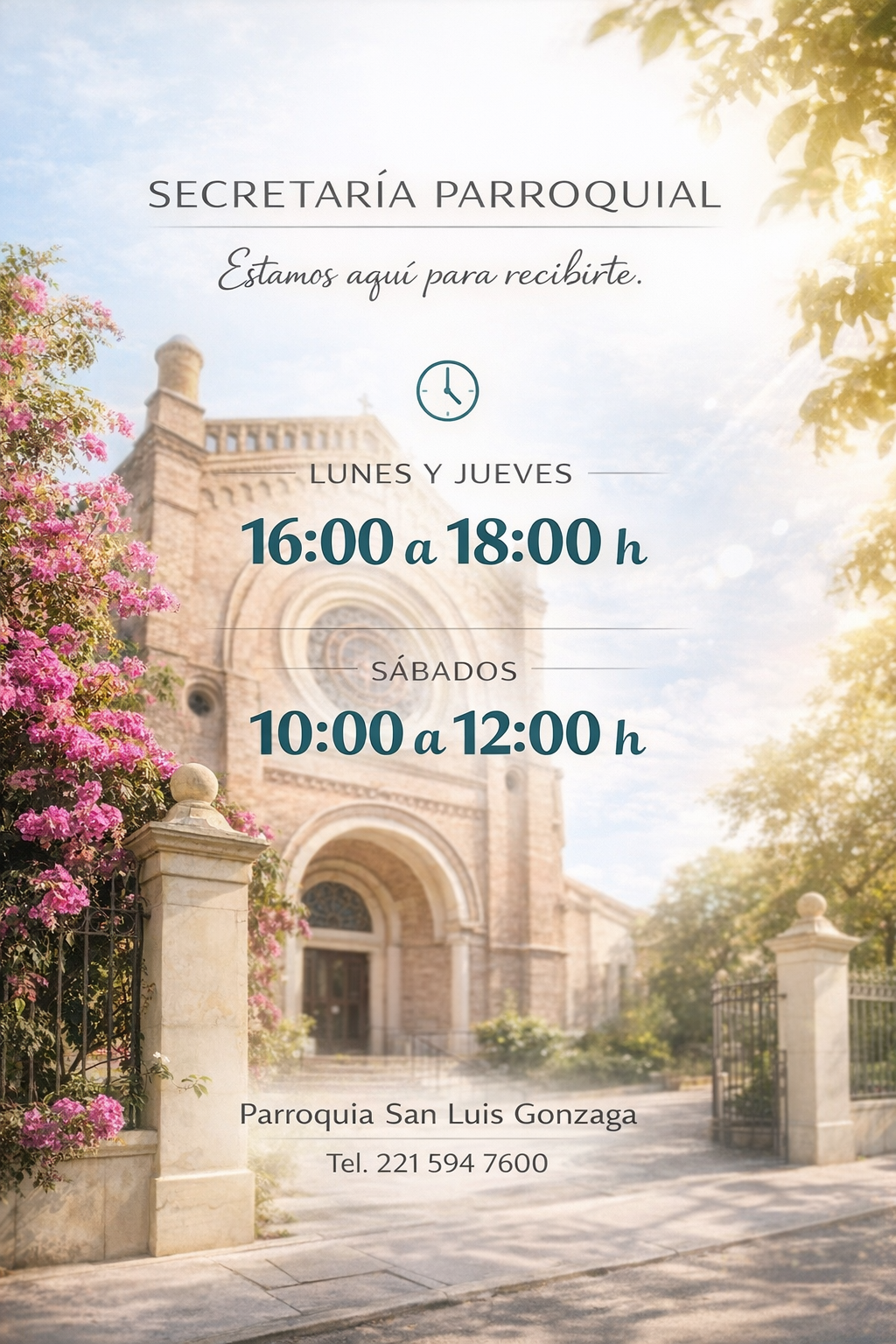 Información parroquial